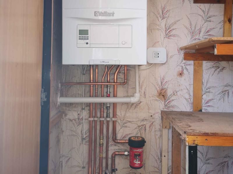 Vaillant ecoTEC install with magnetic filter